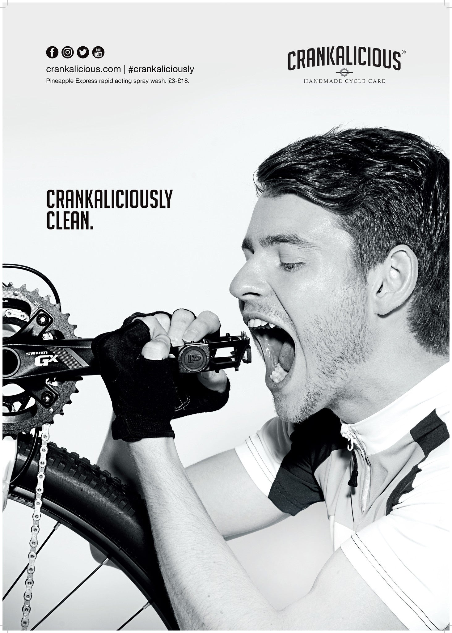 Crankaliciously Clean A2 Posters, Poster - Crankalicious