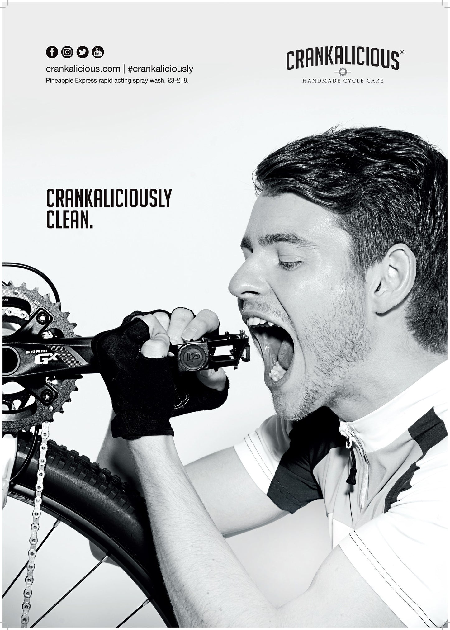 Crankaliciously Clean A2 Posters, Poster - Crankalicious