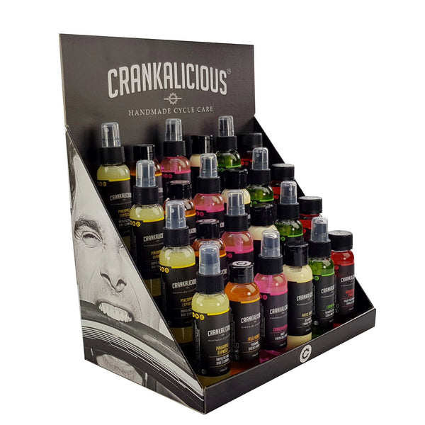 Fully Stocked Point of Sale - CDU (Counter-top Display Unit) 4-tier - RANGE INTRO DEAL - 48x products plus FREE POS, POS - Crankalicious