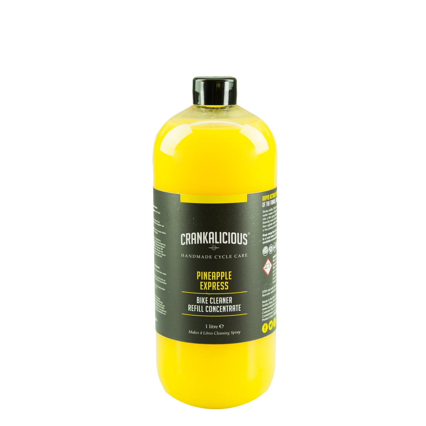 Pineapple Express spray wash 1 litre concentrate/refill - Trade Case (x6) - HS 340530, Bike Wash - Crankalicious