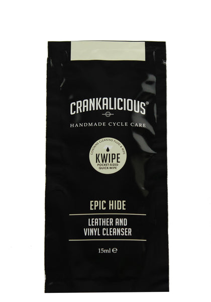 KWIPE (Quick Wipe) Sachets - Epic Hide Vinyl Cleanser – Crankalicious