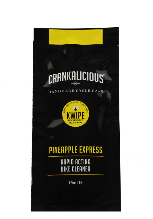 KWIPE (Quick Wipe) Sachets - Pineapple Express Bike Cleaner, KWIPE - Crankalicious