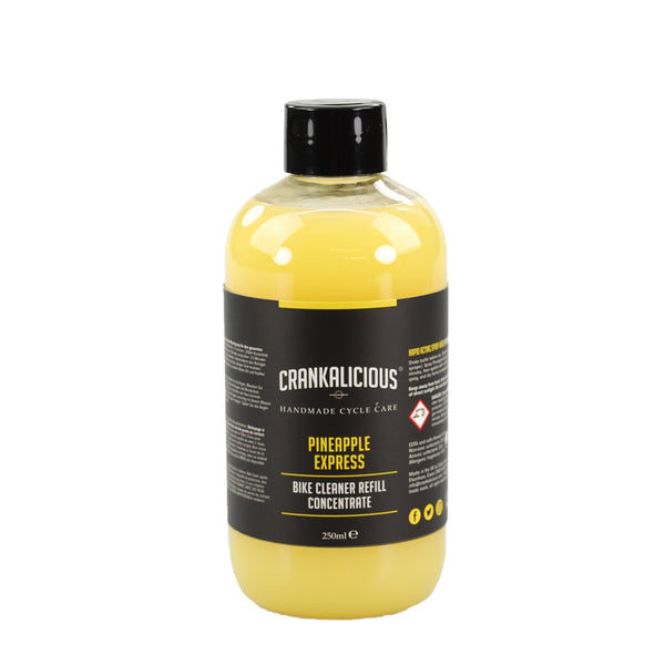 Pineapple Express spray wash 250ml concentrate/refill - Trade Case (x6) - HS 340530, Bike Wash - Crankalicious